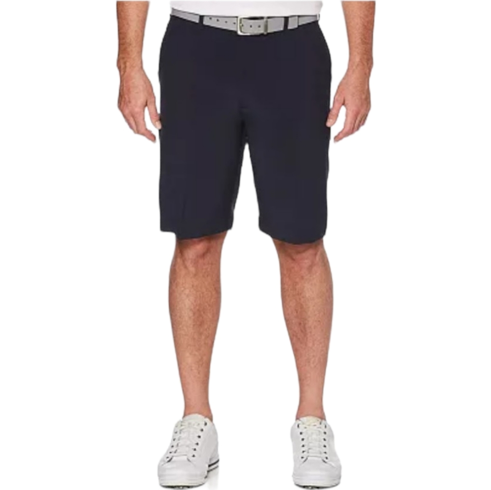 Grand Slam Navy Blue Classic Fit Flat Front Zip Cargo Golf Shorts Mens 38